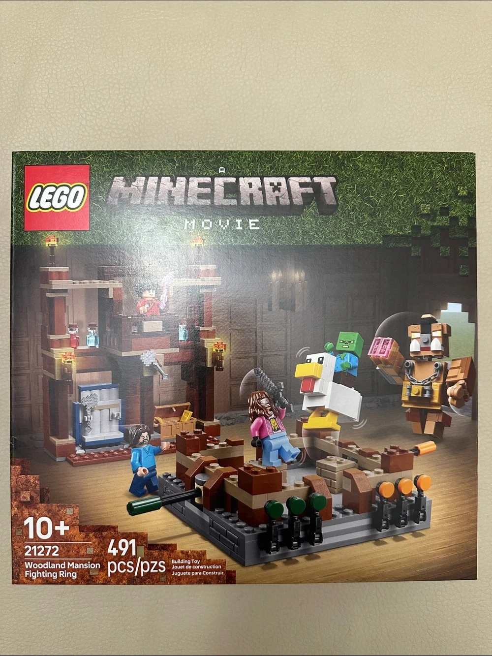 Lego 21272 Woodland Mansion Fighting Ring Minecraft Movie New